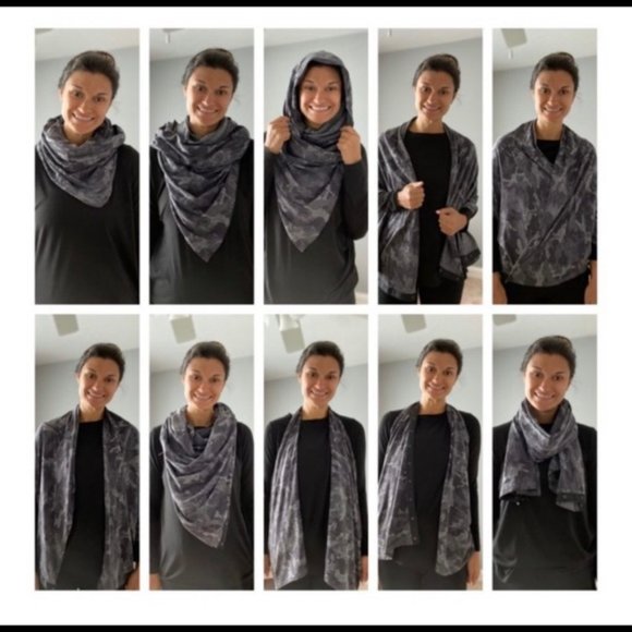 Embellished Scarf/Wrap 19 inches by 66 inches - Picture 7 of 8